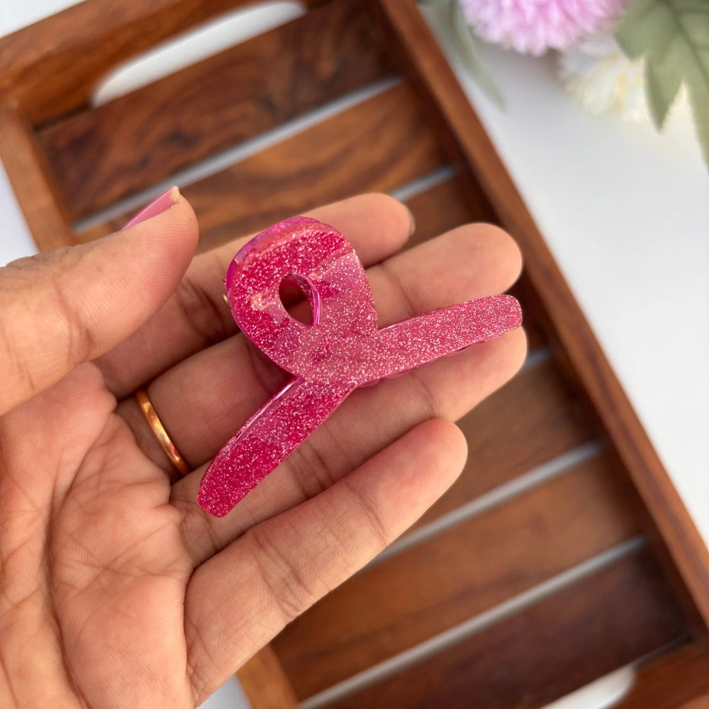 Glitter Loop Hair Claw - Medium