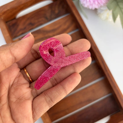 Glitter Loop Hair Claw - Medium