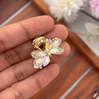 Crystal Bloom Mini Hair Claw