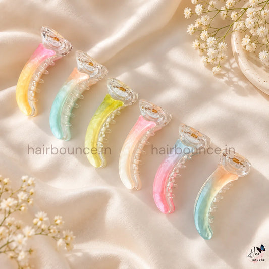 Bofeini Rainbow Shade Banana Clip - Medium