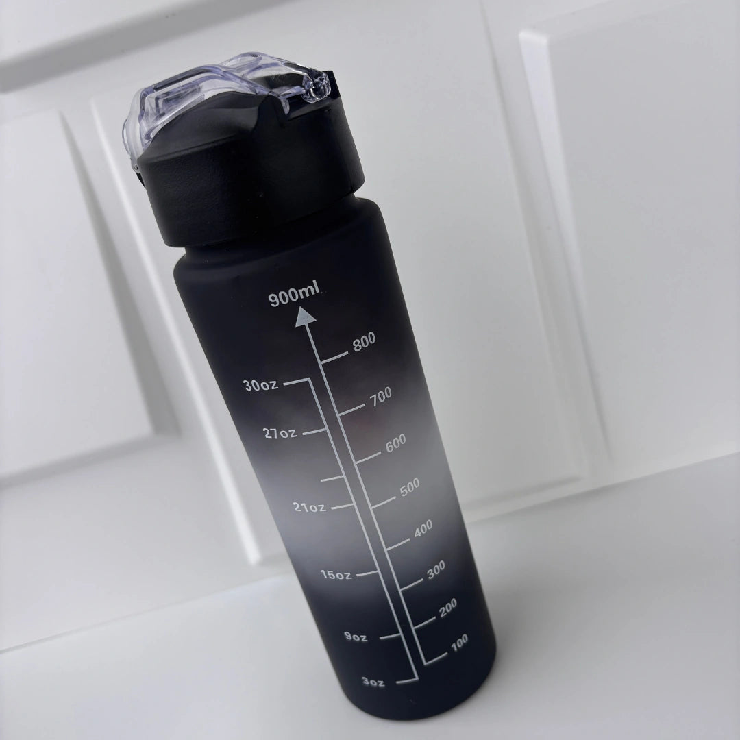 Gradient Sport Motivational Water Bottle – 750ml (Flip-Top Lid)