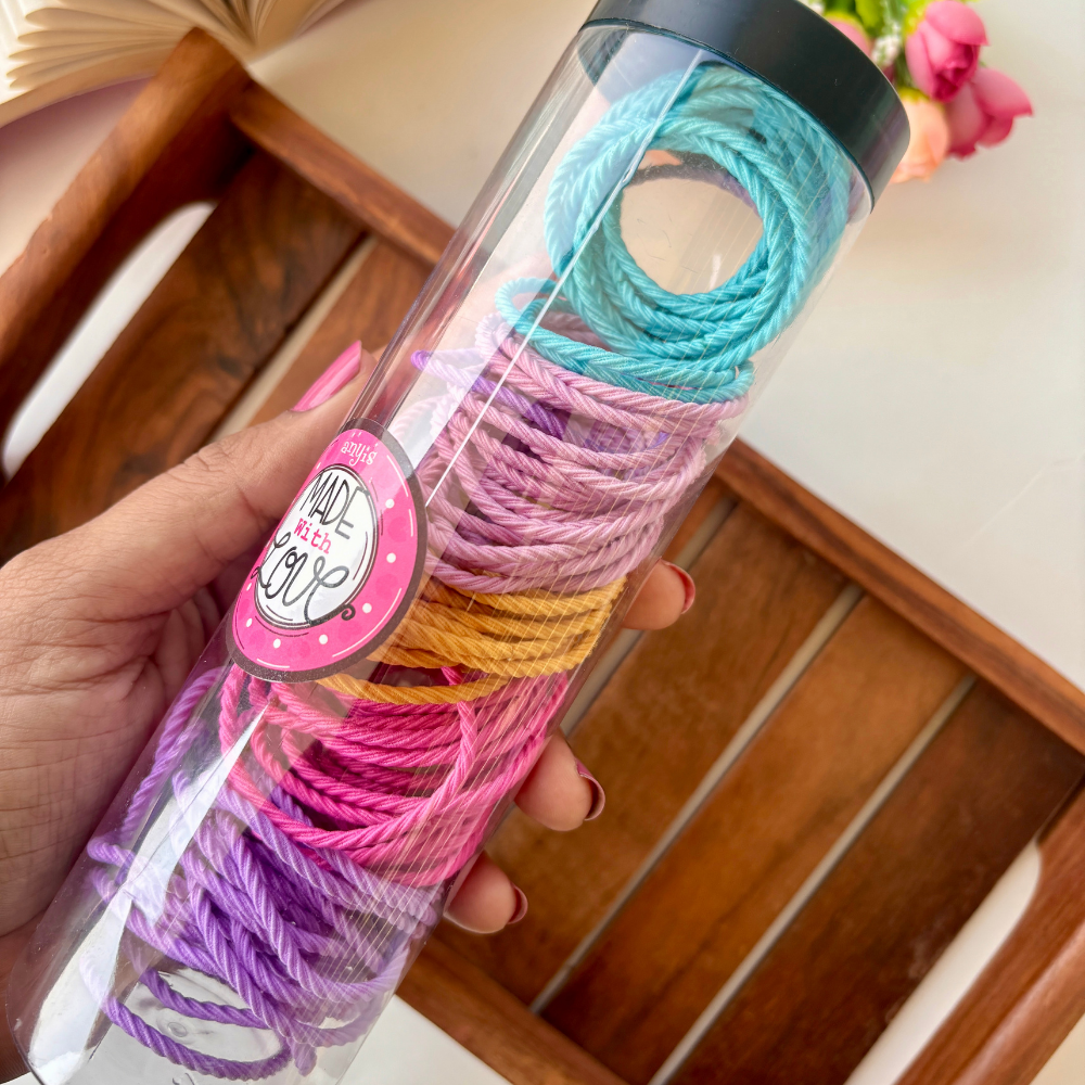 Thin Rubber Band Bottle - Pack of 100