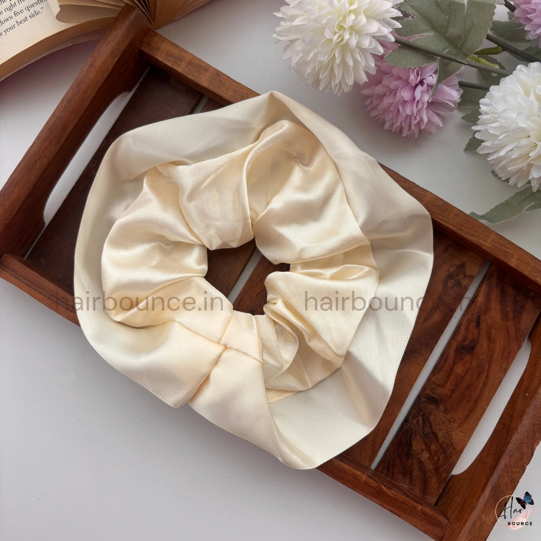 Luxe Satin Oversized Scrunchie – Large