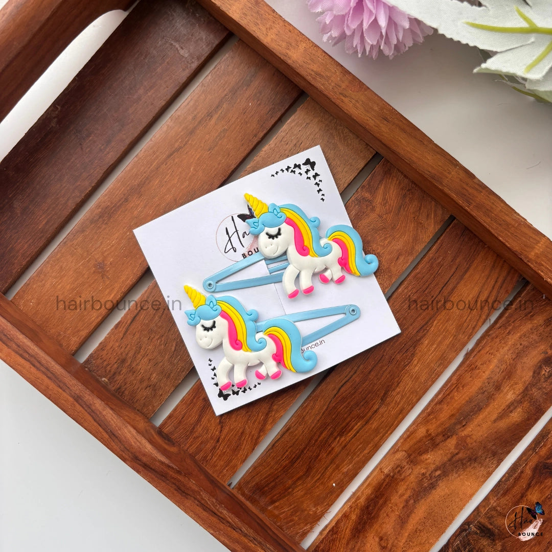 Dreamy Unicorn Hair Clips – Set of 2