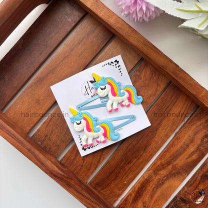 Dreamy Unicorn Hair Clips – Set of 2