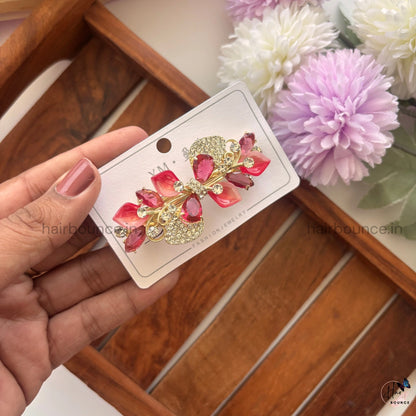 Royal Crystal Vine Center Hair Clip