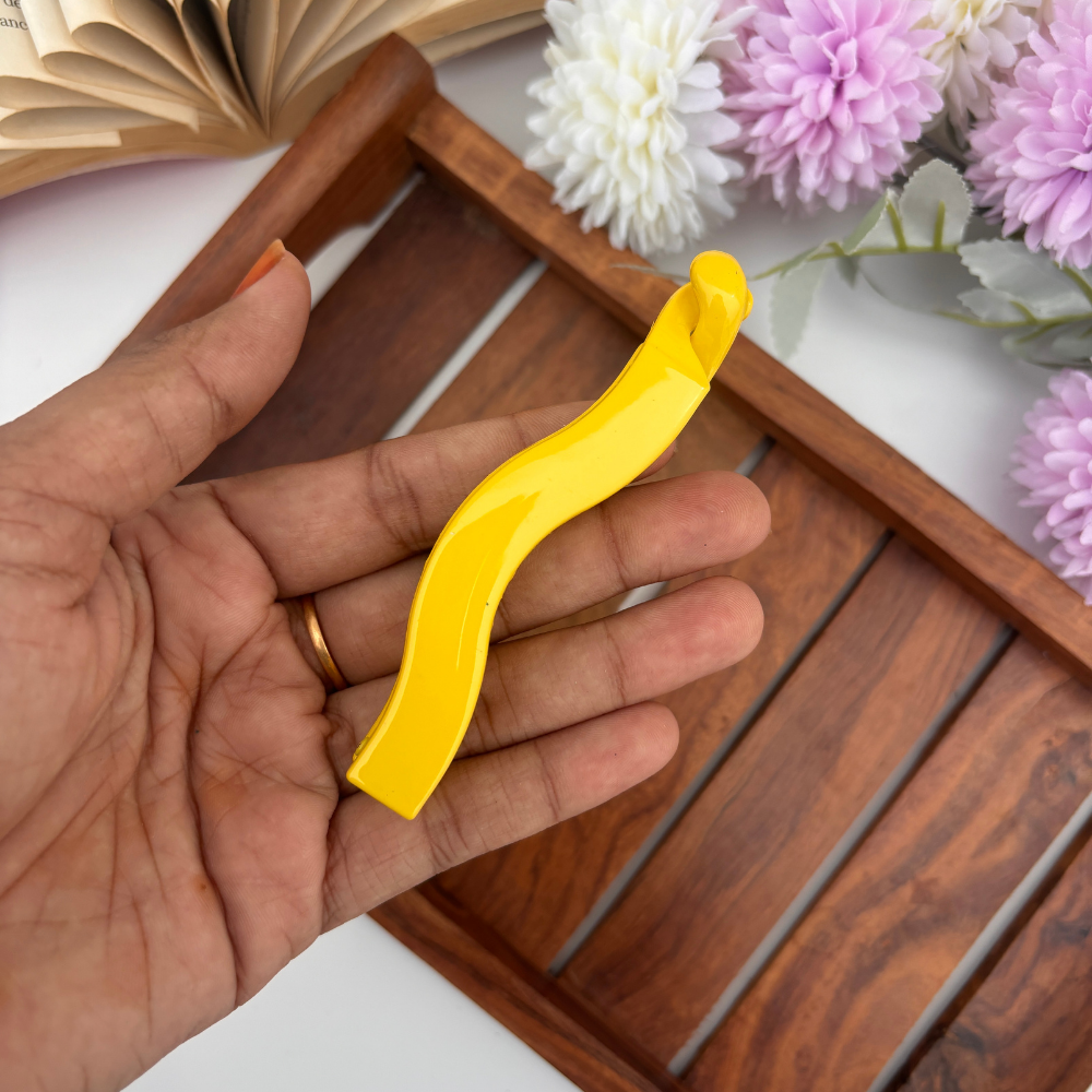 Wavy Lock Banana Clip - Large