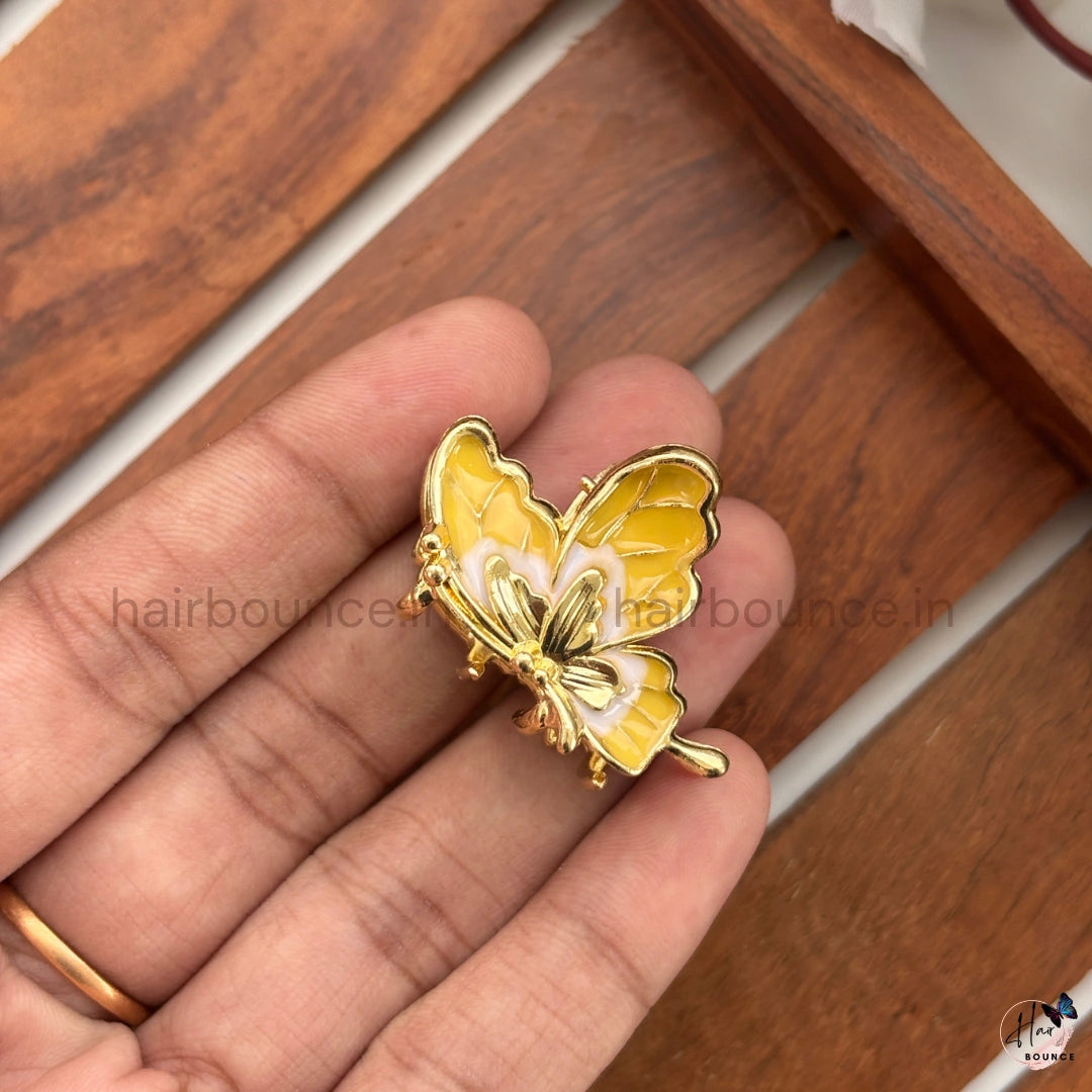 Butterfly Metal Hair Claw Clip - Small