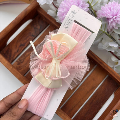 Sweet Butterfly Lace Newborn Baby Nylon Headband