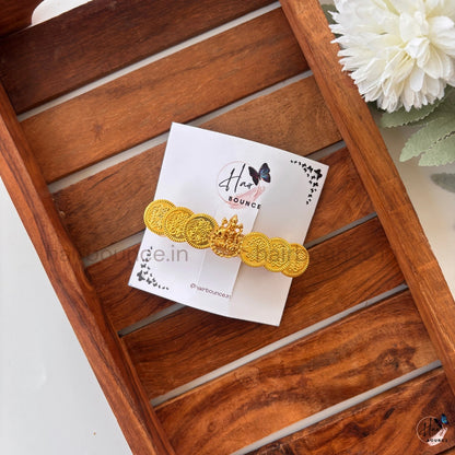 Temple Lakshmi Coin Hair Clip