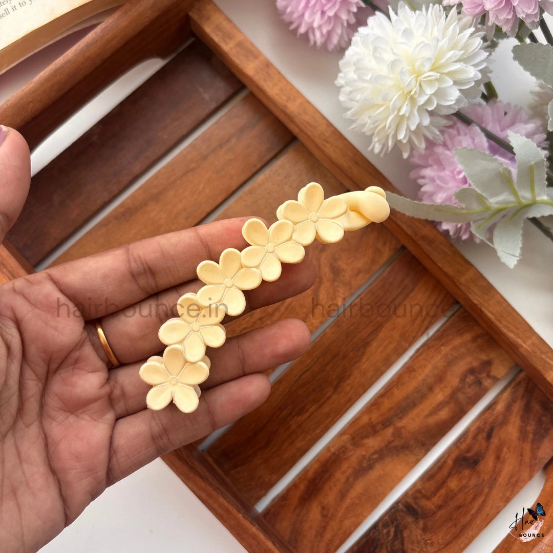 Flower Lock Banana Clip