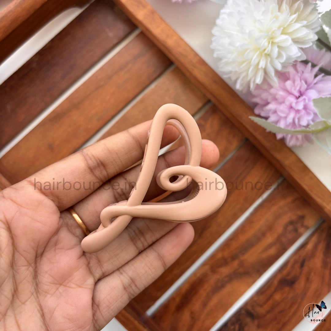 Sweetheart Loop Hair Claw for Women – Medium