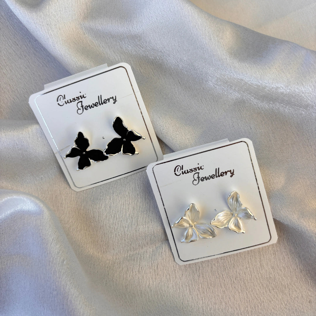 Enamel Butterfly Earrings