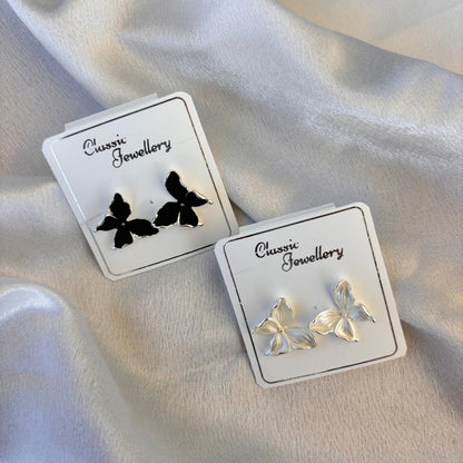 Enamel Butterfly Earrings