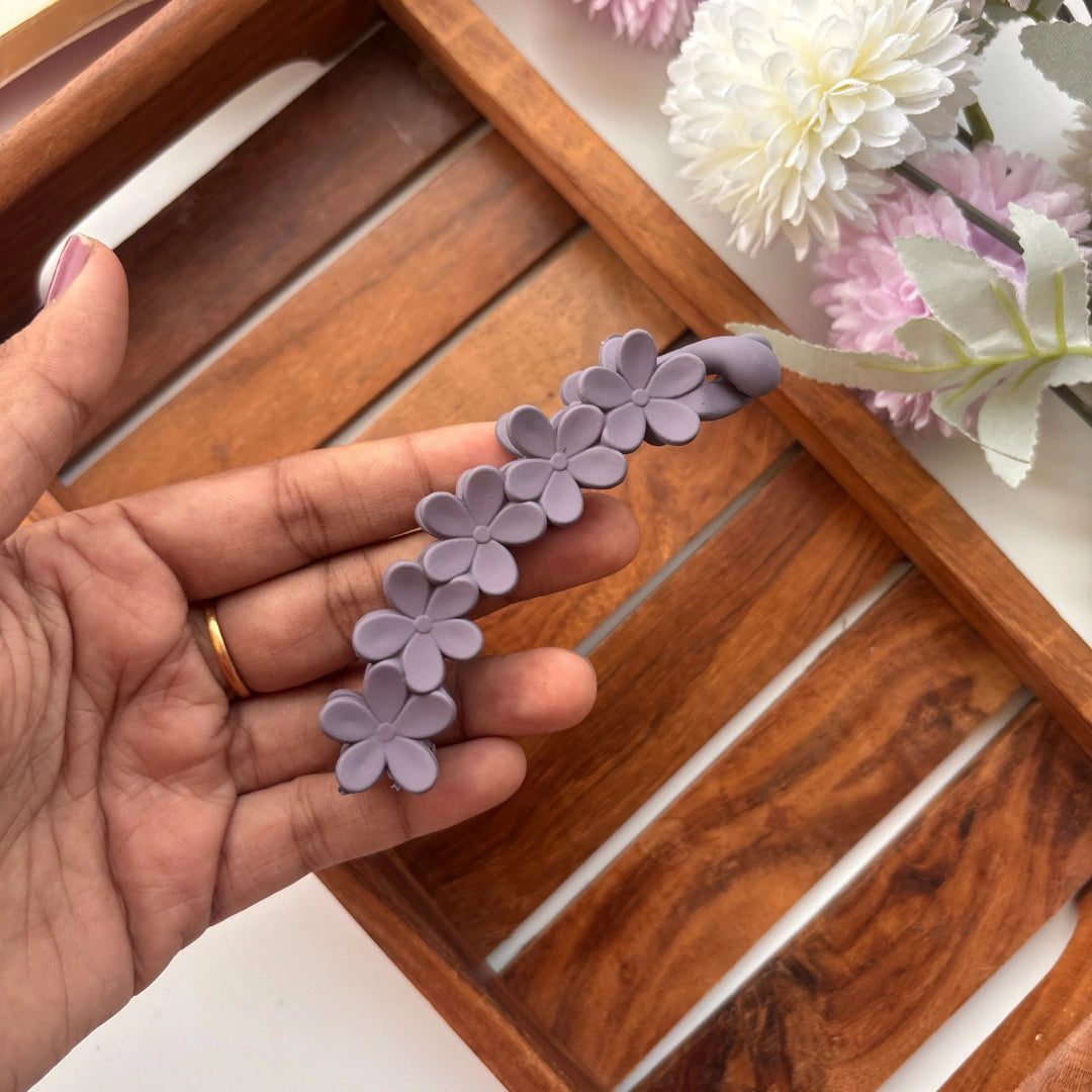 Flower Lock Banana Clip