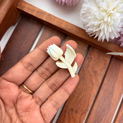 Pastel Lotus Bloom Hair Claw – Small