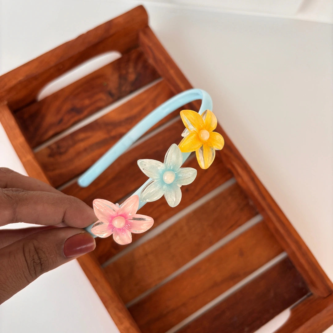 Glossy Star Flower Headband
