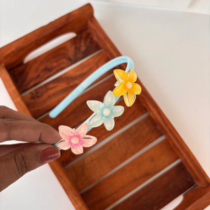 Glossy Star Flower Headband