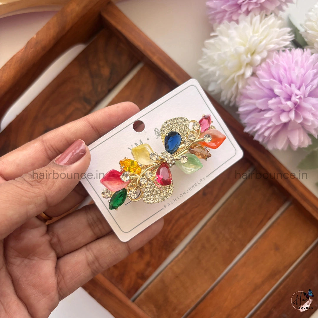 Royal Crystal Vine Center Hair Clip