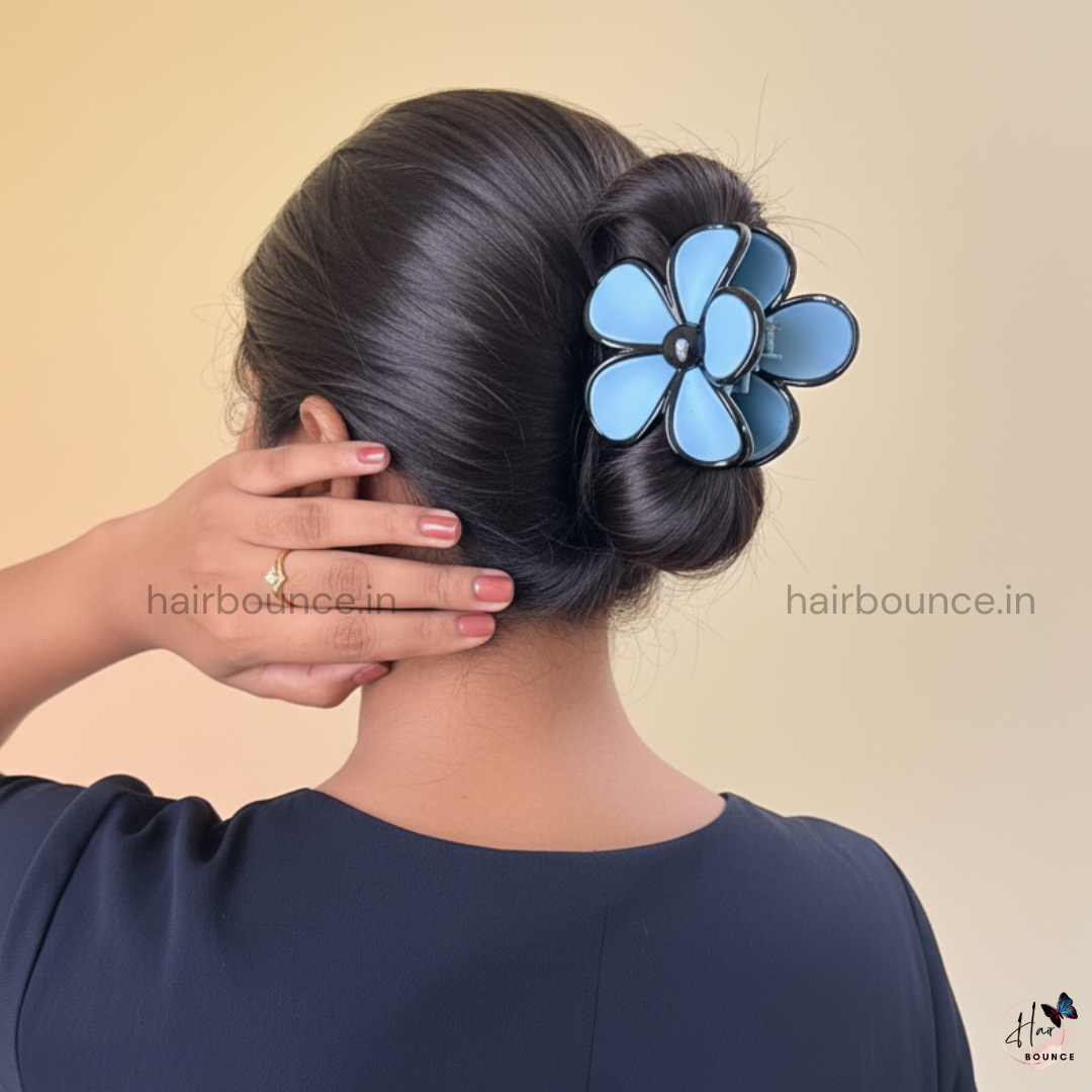 Daisy Flower Hair Claw – Large