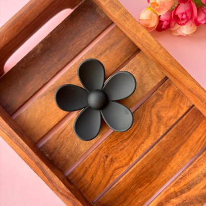 Dual Colour Flower Hair Claw - Medium