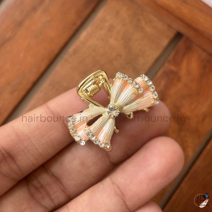 Aurora Bow Premium Metal Hair Claw - Small