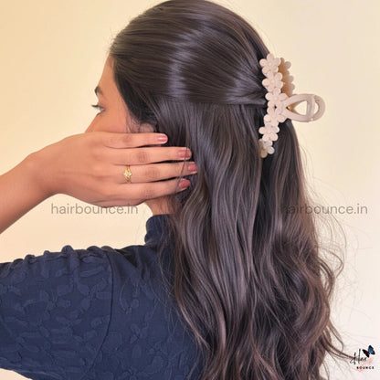 Loop Flower Hair Claw - Large