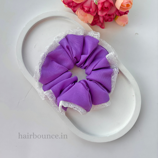 Vintage Scrunchie - Purple