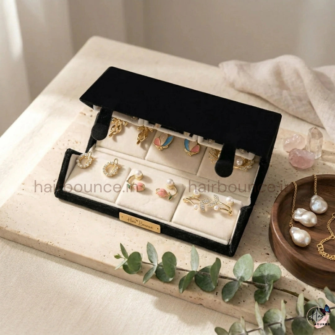 Elegant Pearl Earrings Combo Set with Box