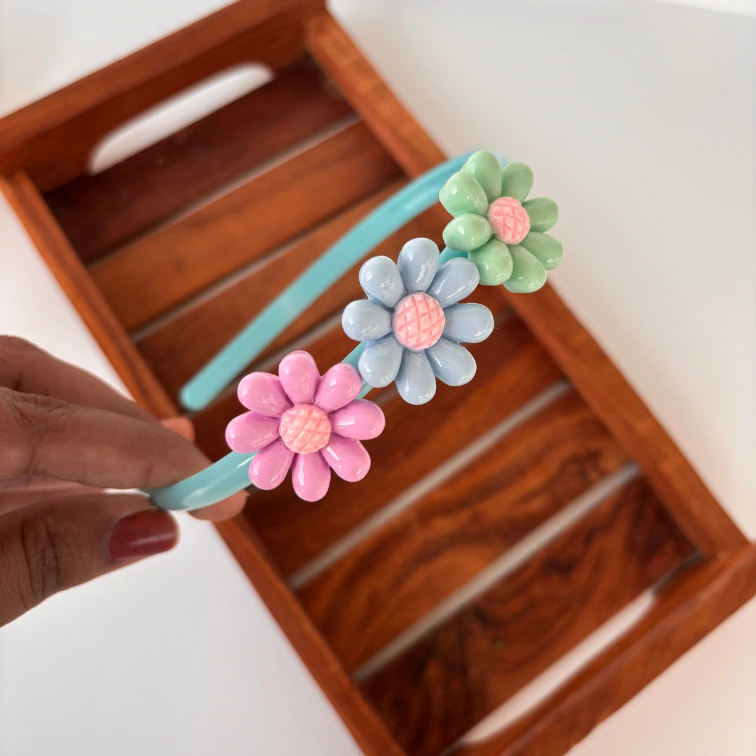 Pastel Daisy Flower Headband