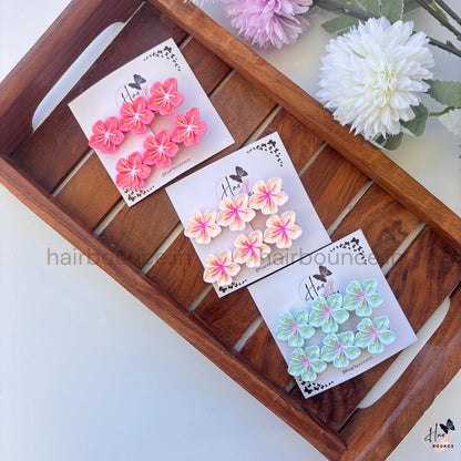 Hibiscus Blossom Alligator Clip