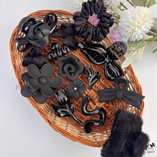 Midnight Elegance Hair Accessory Hamper