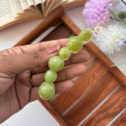 Marble Bubble Glide Banana Clip