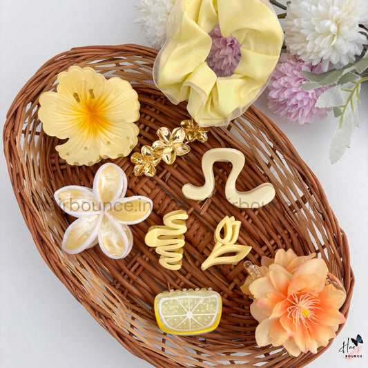 Golden Glow Hair Accessory Hamper