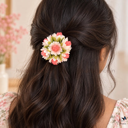 Cherry Mullai Poo Alligator Hair Clip