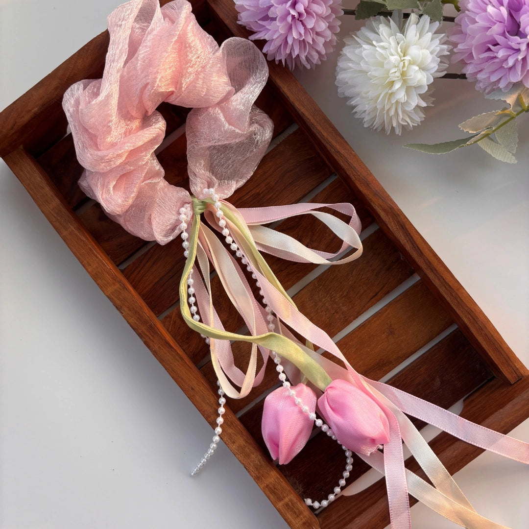 Tulip Whispers Scrunchie