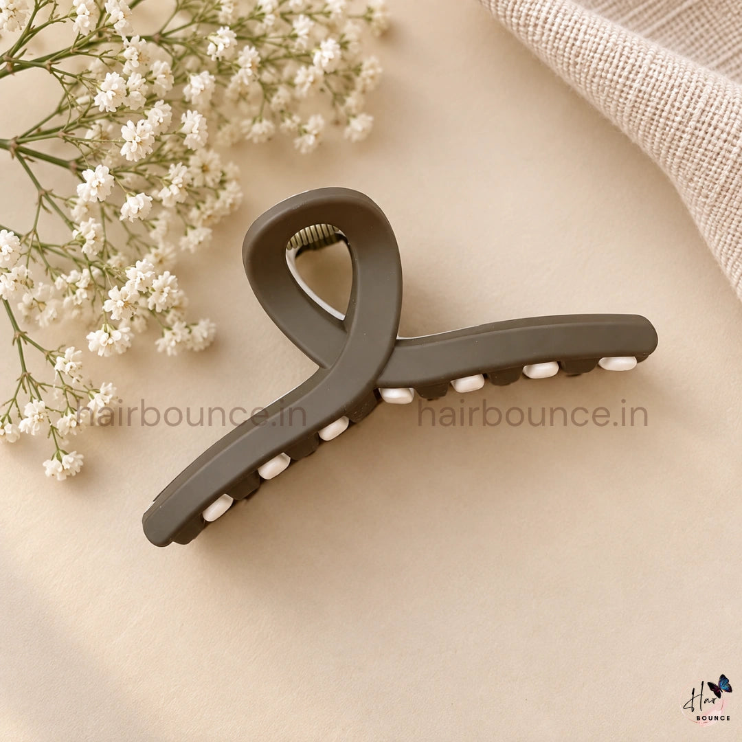 Dual Colour Loop Hair Claw - Medium