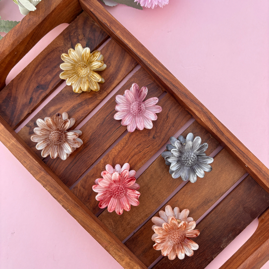 Sunset Bloom Hair Claw - Small