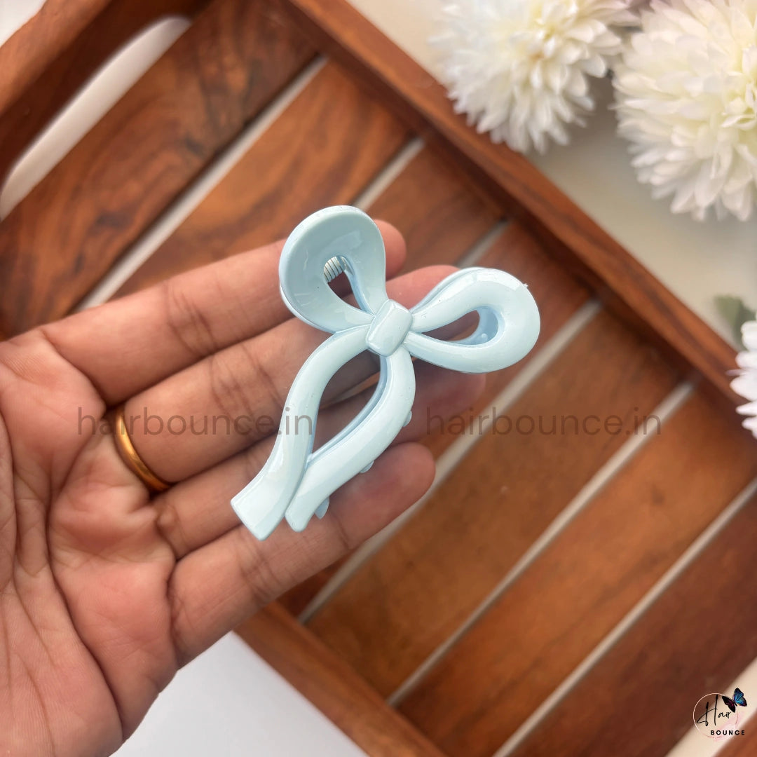 Pastel Bow Knot Hair Claw – Medium