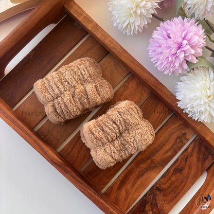 Plush Anti-Splash Wrist Bands – Pack of 2