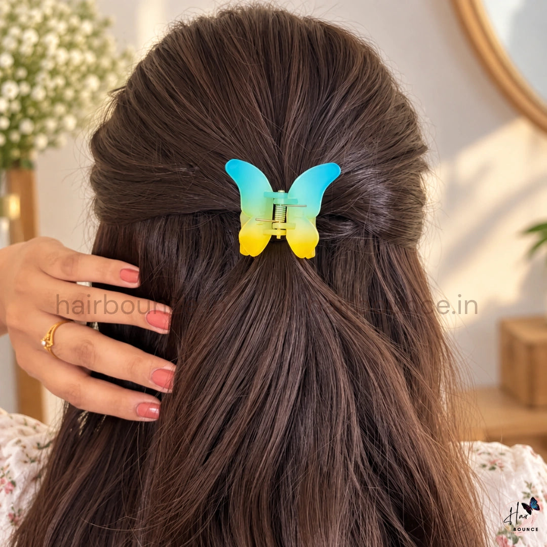 Ombre Butterfly Hair Claw - Small
