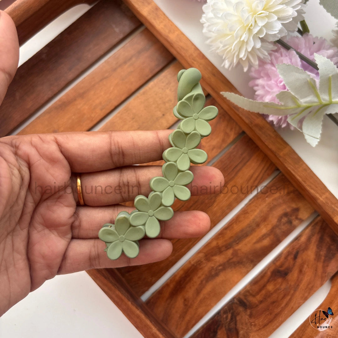 Flower Lock Banana Clip