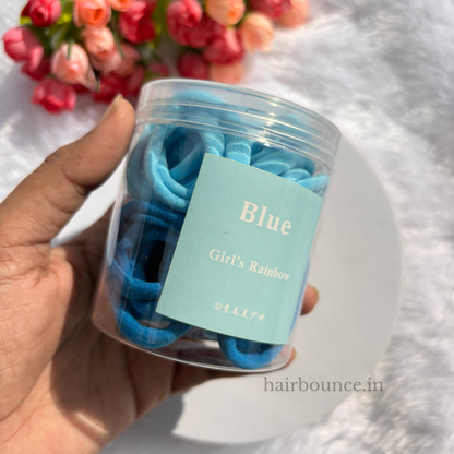 50 Pieces Colourful Rubber Band with Bottle