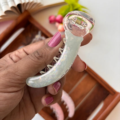 Bofeini - Marble Finish Banana Clip