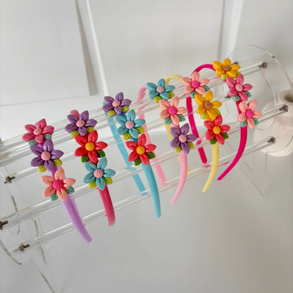 Triple Bloom Flower Headband
