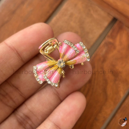 Aurora Bow Premium Metal Hair Claw - Small