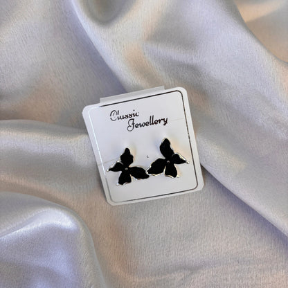 Enamel Butterfly Earrings