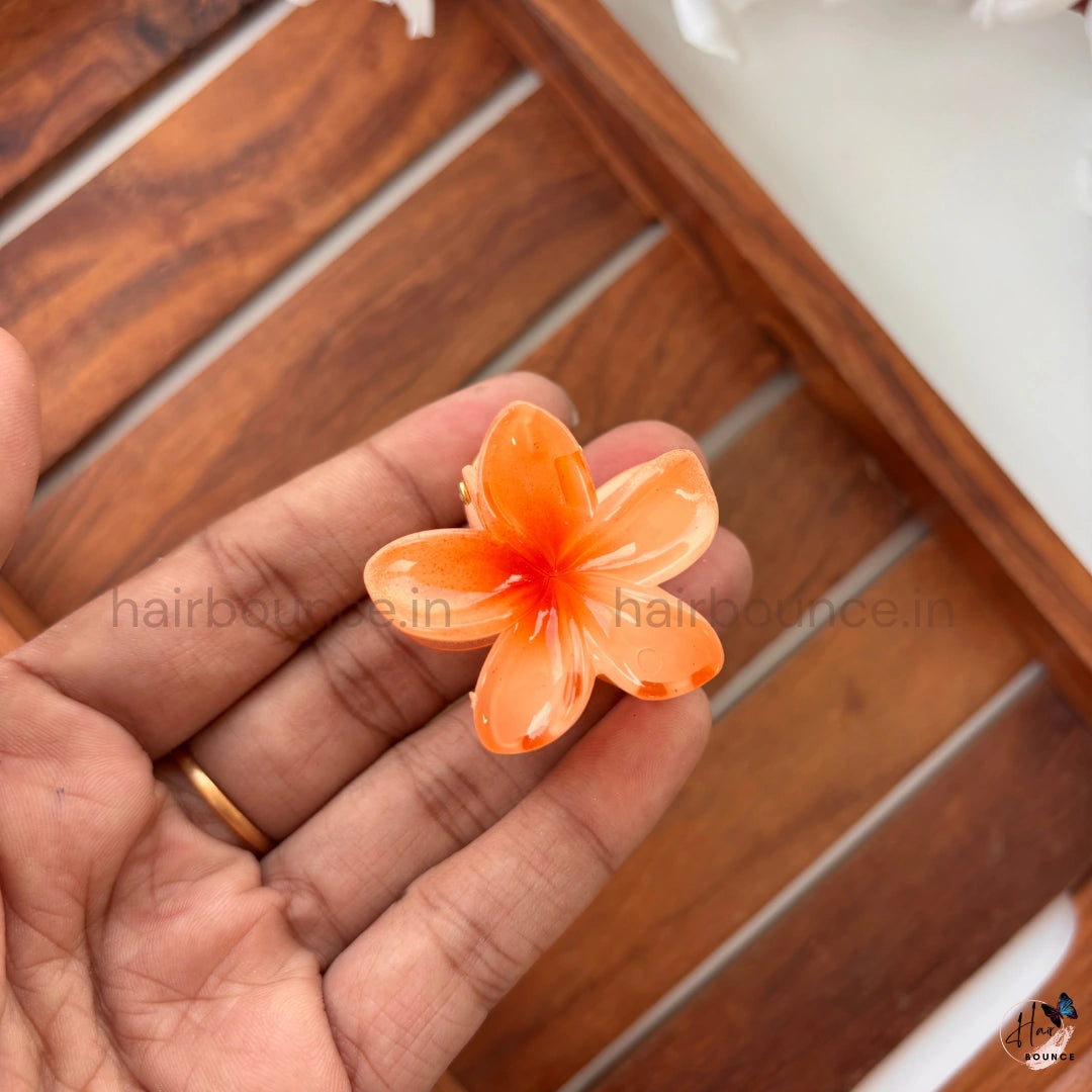 Lilly Flower Hair Claw - Small