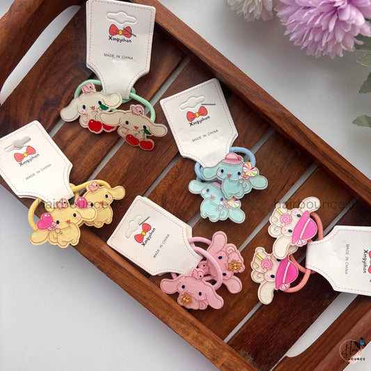 Cute Bunny & Elephant Rubber Bands