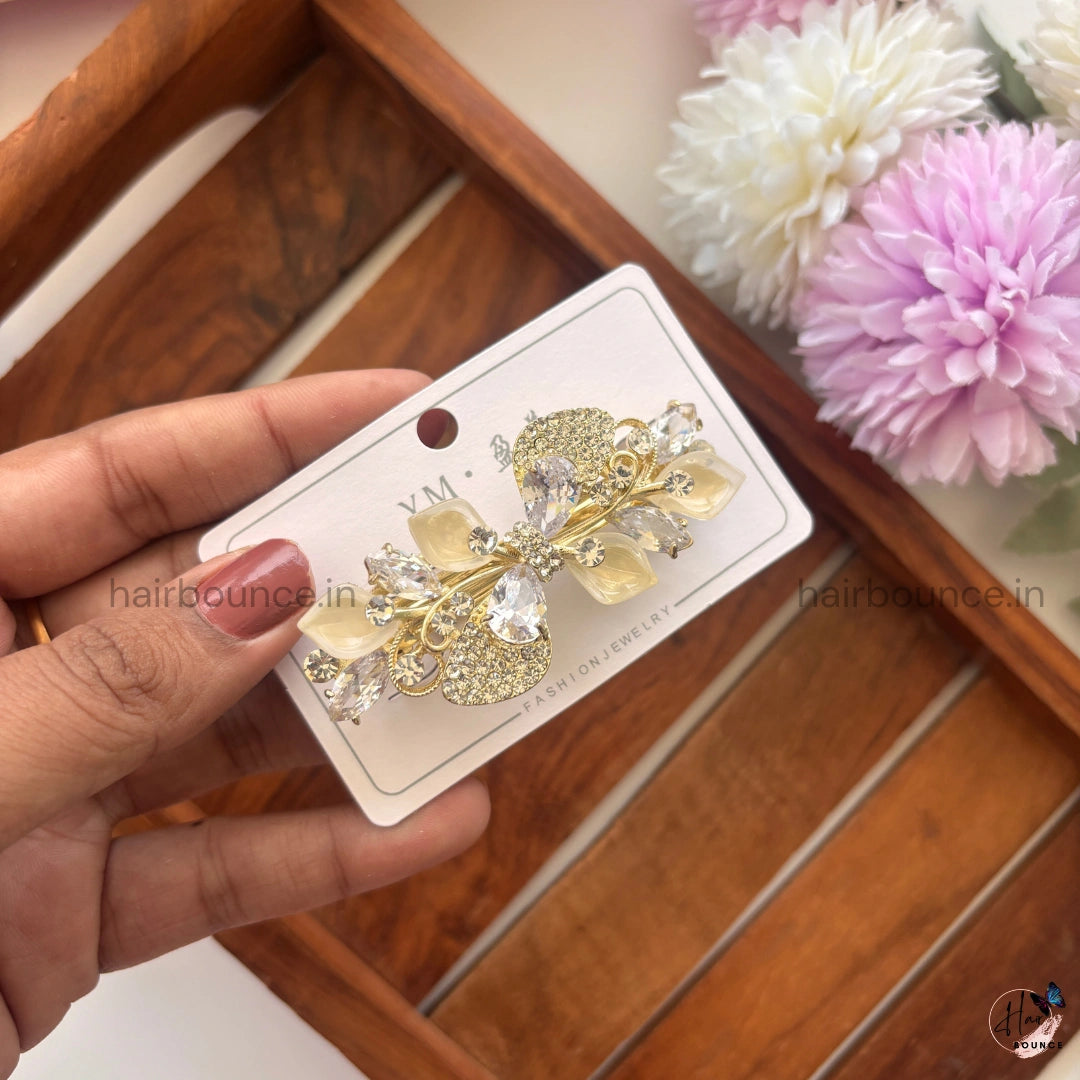 Royal Crystal Vine Center Hair Clip